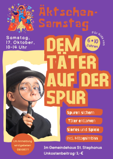 EInladung zum Äktschen-Samstag für Kinder