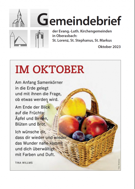 Titelbild Oktober 2023